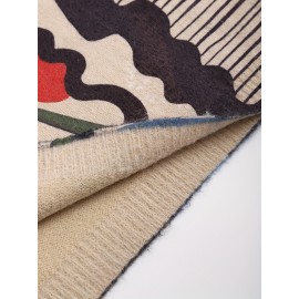 Plus Size - Plus Size - Plus Size Sweater with a Graffiti Style Featuring a Colorful Line Art of a Human Face, a Casual Round-Neck Long-Sleeve Top, Women'S Plus-Size Clothing.