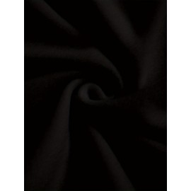 Branch Two Elegant Cockatiels Women's Casual Sweatshirt - Black Geometric Bird & Branch Design, 100% Polyester, Machine Washable, Regular Fit Round Neck for Autumn/Winter, Everyday Comfort, Natureinspired Design, Easy Care Clothing