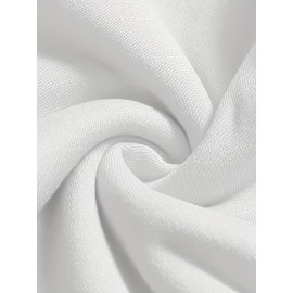 Women's Light Green Hooded Sweatshirt Dress with Inspirational 