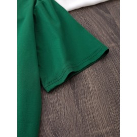 [Humorous Workout T-Shirt] 1pc Women's Casual Short Sleeve T-Shirt | Soft, Lightweight, Humorous Cat & Dumbbell Graphic Print, 